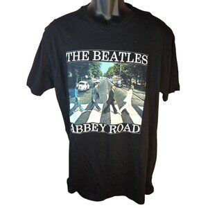 The Beatles Women's T-Shirt XL Abbey Road Black